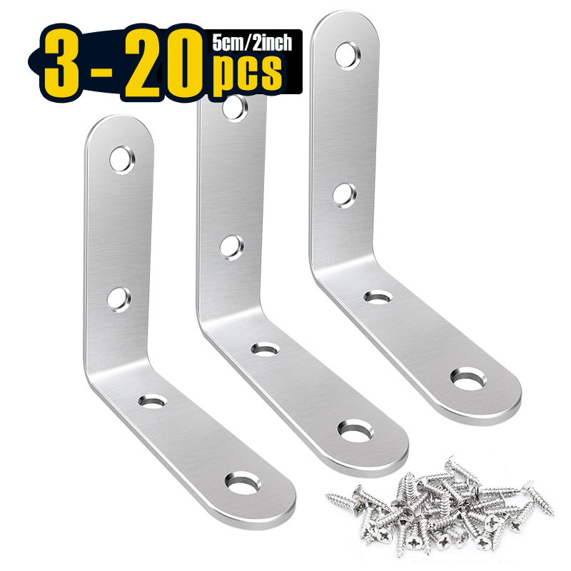 Woodworking X Brace - 3-20 قطعة من دعامات الزوايا على