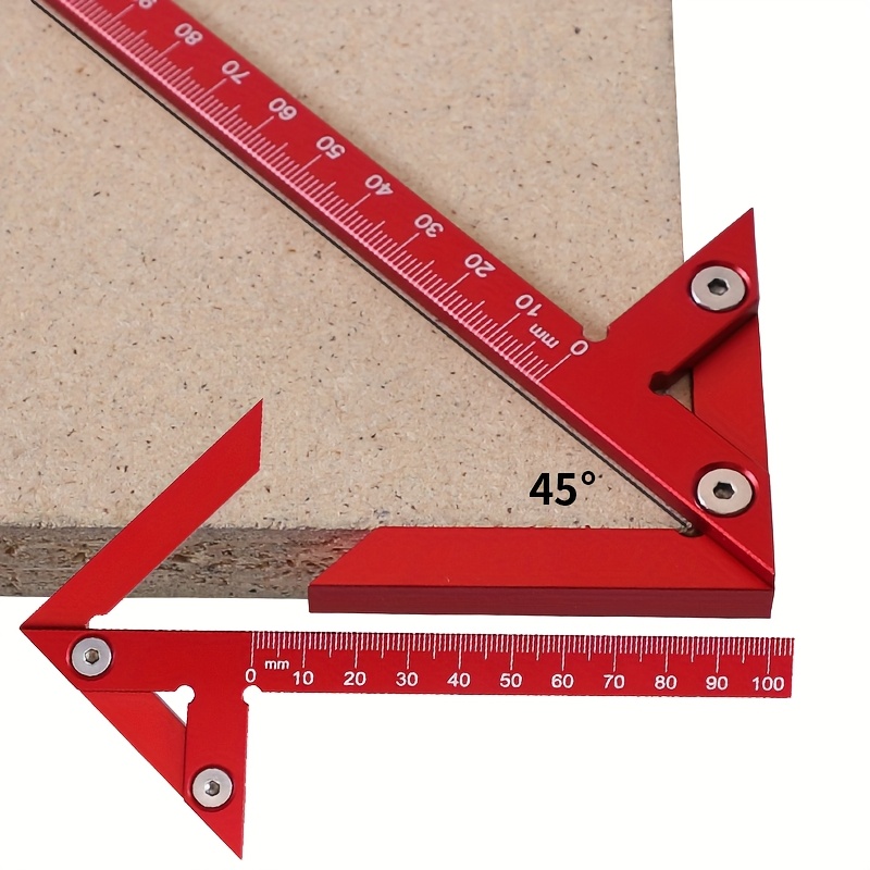 Woodworking Equipment - مسطرة تحديد المركز وقياس الزوايا 45/90