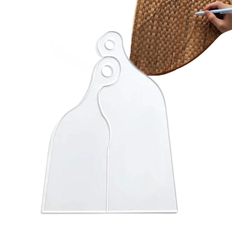 Woodworking Router Templates - قالب الاكريليك للنجارة ، أداة دليل