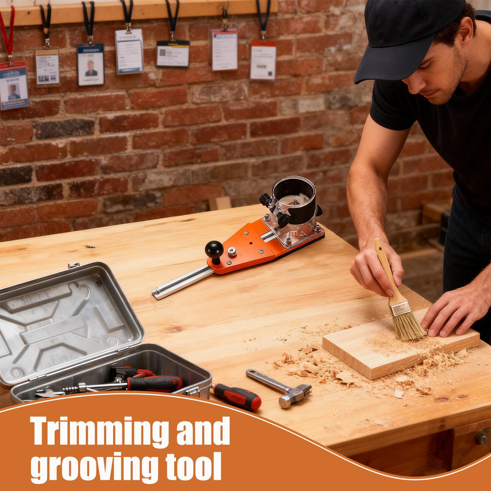 Woodworking Router Templates - أداة قالب مقبض كروي مريح لقطع