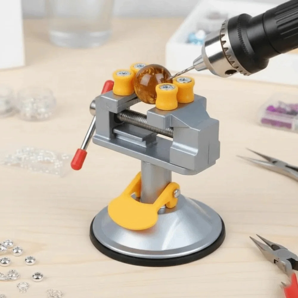 Woodworking Bench Vise - حامل مشبك مجوهرات دوار، مشبك طاولة