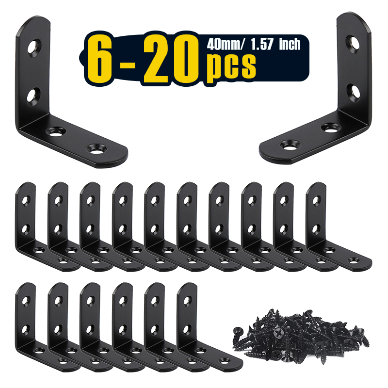 Woodworking X Brace - 6-20 قطعة دعامة زاوية من الفولاذ