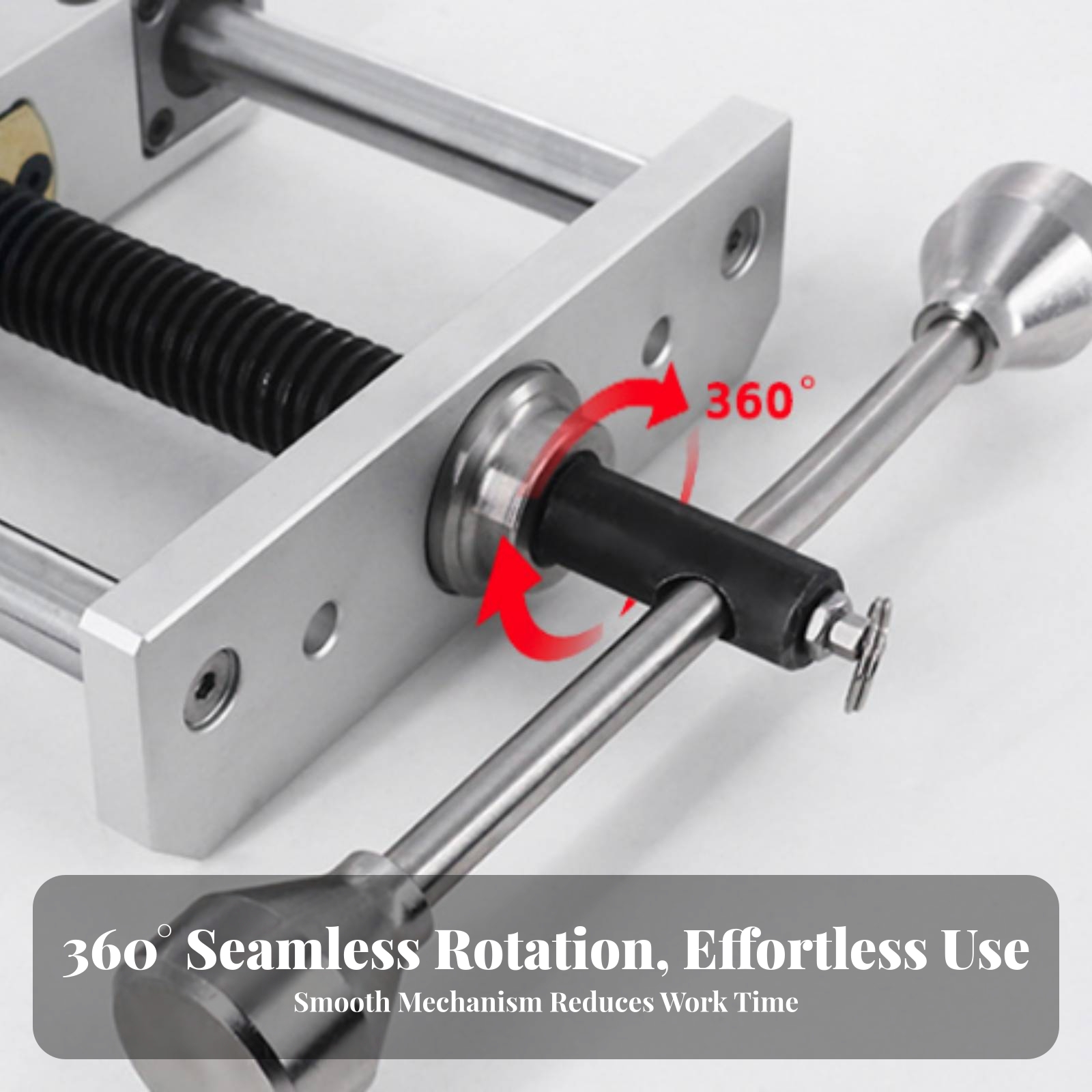 Woodworking Bench Vise - مثبتة نجارة دوارة بقضبان توجيه متوازية