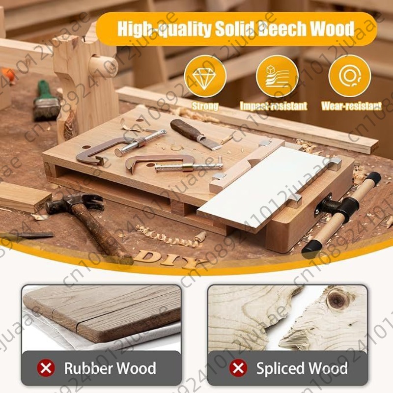 مقعد من الخشب الصلب لسطح المكت - مراجعة Woodworking Bench Vise وسعره