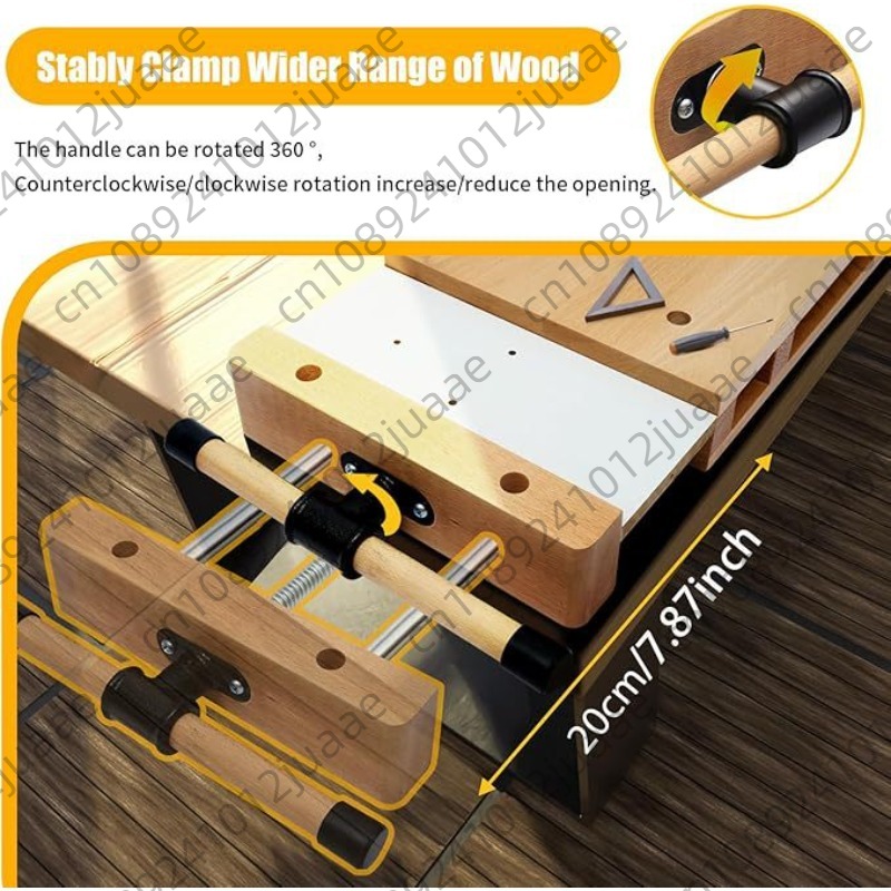 مقعد من الخشب الصلب لسطح المكت - مراجعة Woodworking Bench Vise وسعره