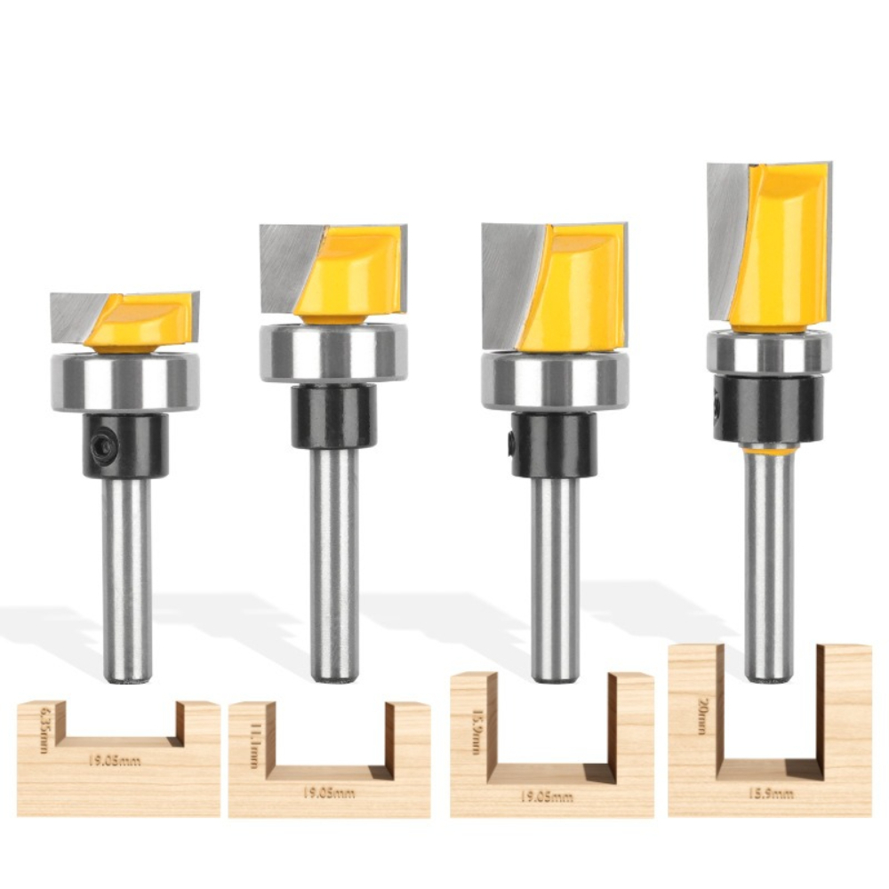 ريشة راوتر للتشذيب المتساوي بس - مراجعة Woodworking Router Templates وسعره