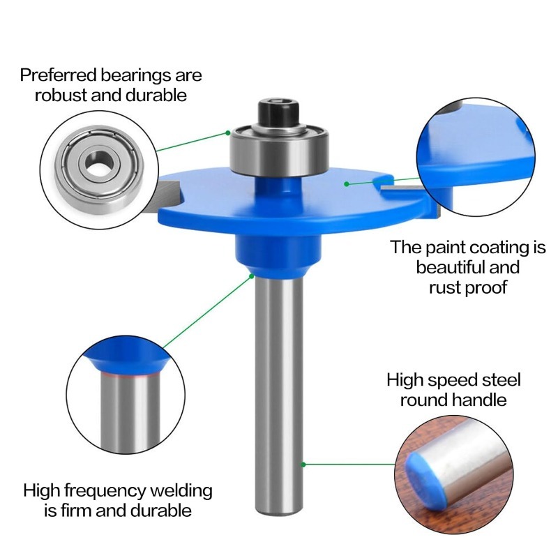 ل 1 قطعة 6.35 مللي متر عرقوب T - مراجعة Woodworking Router Templates وسعره