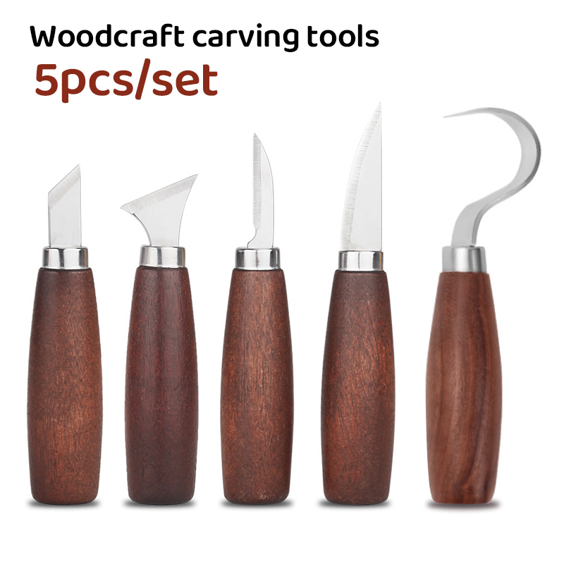 5 قطعة أدوات لنحت الخشب إزميل  - مراجعة Woodworking Knife وسعره