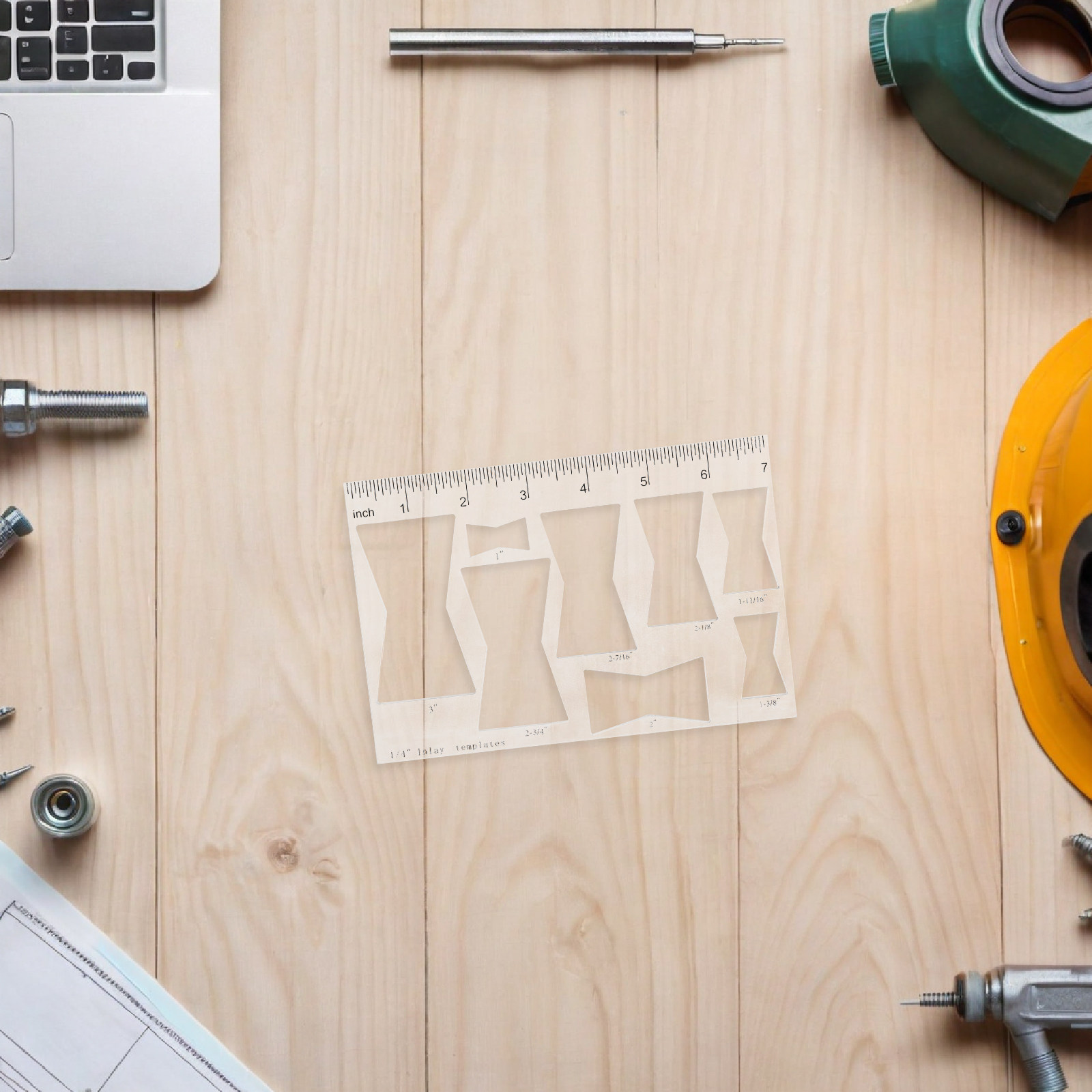 قالب راوتر أكريليك على شكل ربط - مراجعة Woodworking Router Templates وسعره