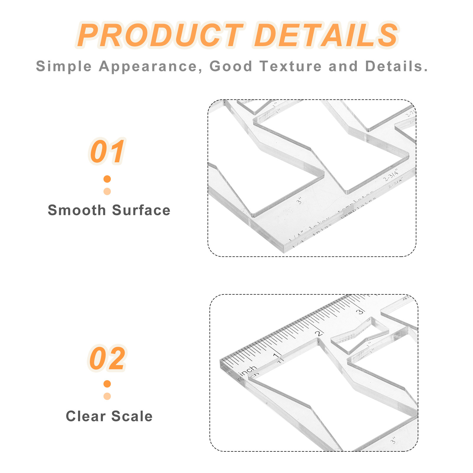 قالب راوتر أكريليك على شكل ربط - مراجعة Woodworking Router Templates وسعره
