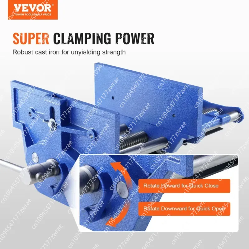مكبس طاولة نجارة من الحديد الز - مراجعة Woodworking Quick Release Vise وسعره