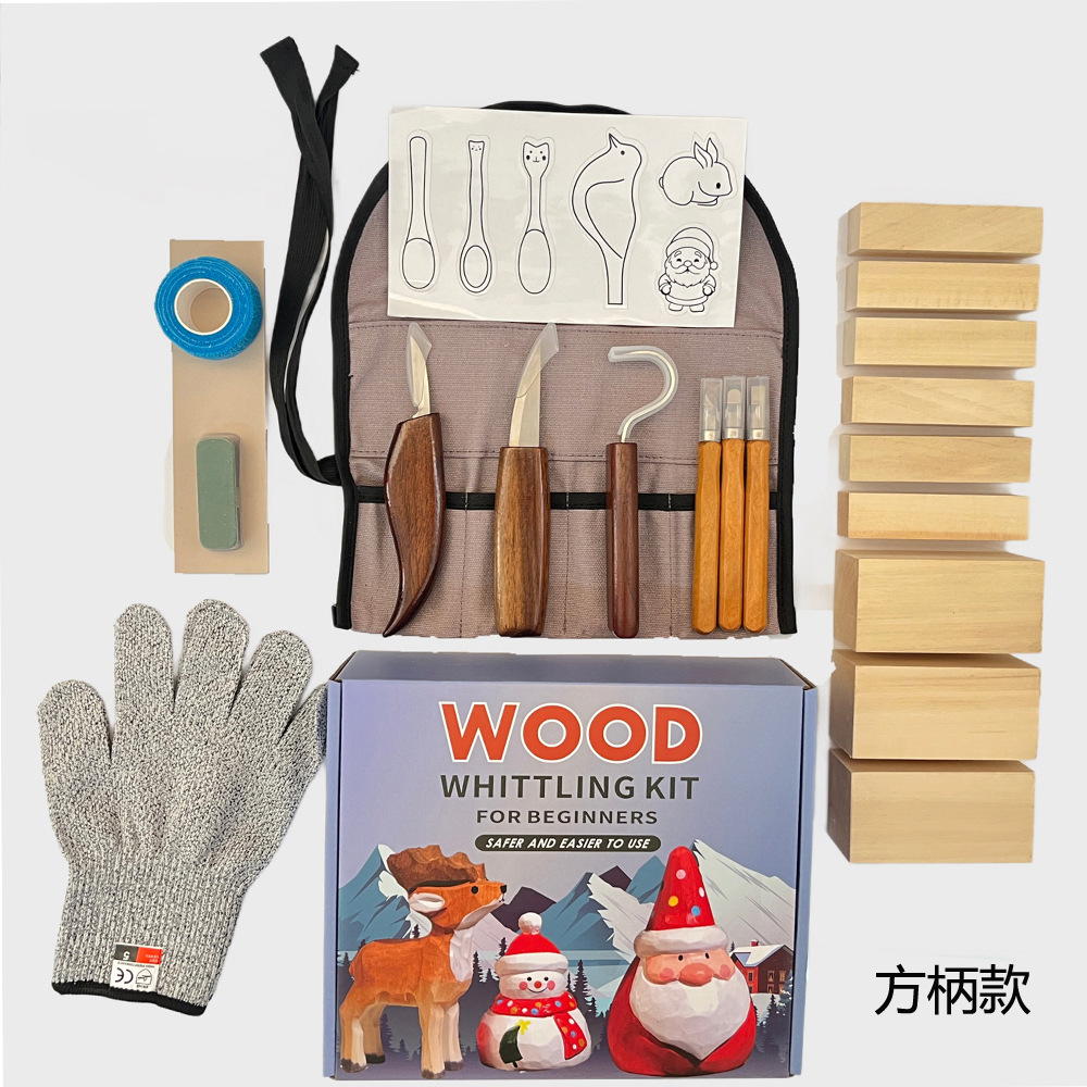 نحت سكين هدية مجموعة صناديق 21 - مراجعة Woodworking Knife وسعره