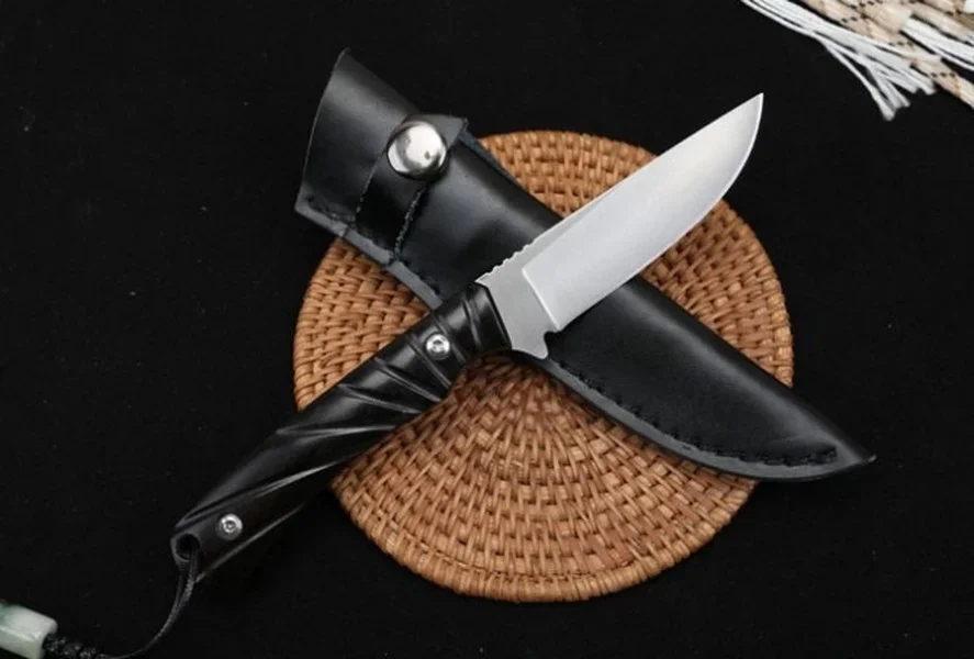 سكين جزار مستقيم بشفرة D2 ومقب - مراجعة Woodworking Xmas Gifts وسعره