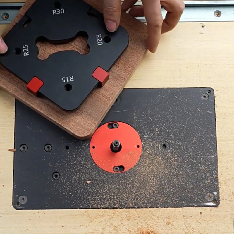 قالب زاوية من سبائك الألومنيوم - مراجعة Woodworking Router Templates وسعره