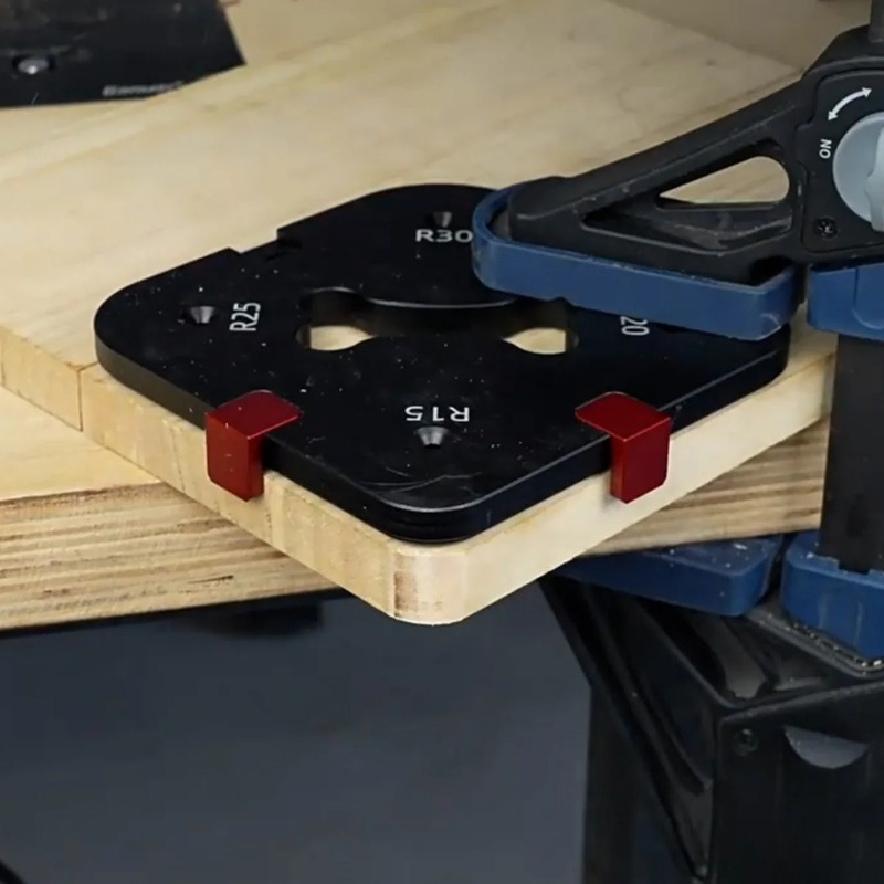 قالب زاوية من سبائك الألومنيوم - مراجعة Woodworking Router Templates وسعره