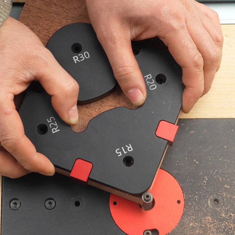 قالب زاوية من سبائك الألومنيوم - مراجعة Woodworking Router Templates وسعره
