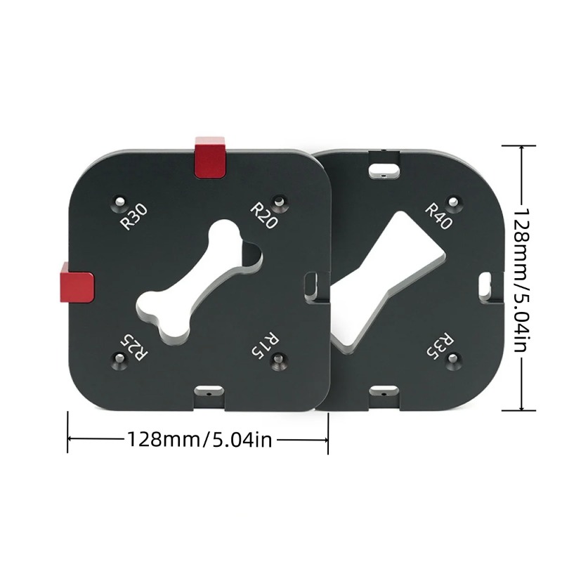 قالب زاوية من سبائك الألومنيوم - مراجعة Woodworking Router Templates وسعره