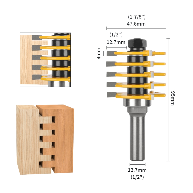 YUSUN 3 صندوق أسنان إصبع مشترك - مراجعة Woodworking Jointer وسعره