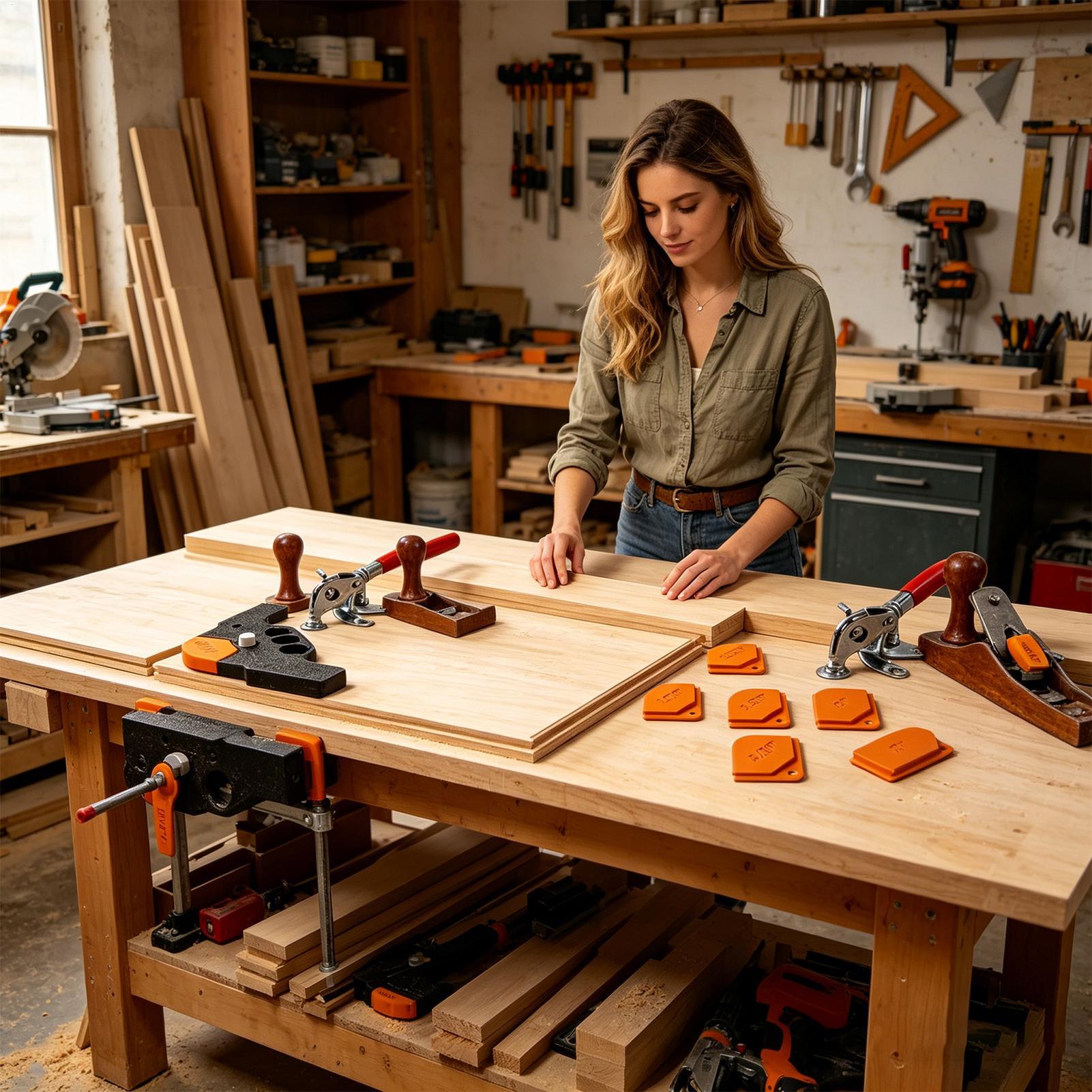 قالب تقويم زوايا الرؤوس المستد - مراجعة Woodworking Router Templates وسعره