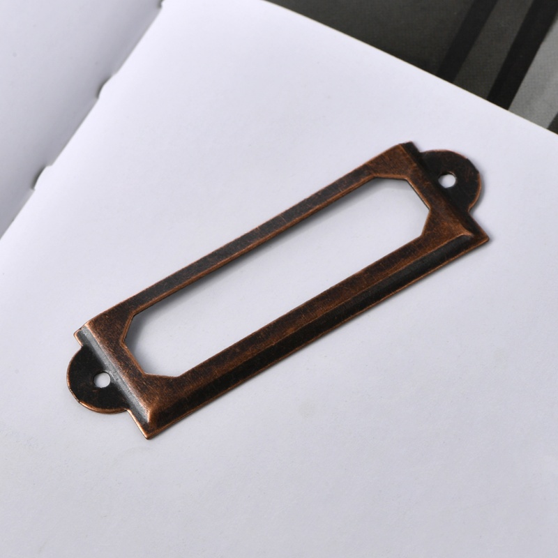 إطار سحب ملصق معدني ذهبي نحاسي - مراجعة Woodworking Names وسعره