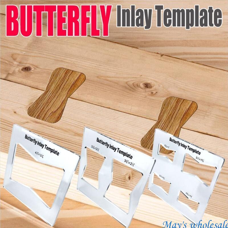 قوالب ترصيع الفراشة، وقوالب ال - مراجعة Woodworking Router Templates وسعره