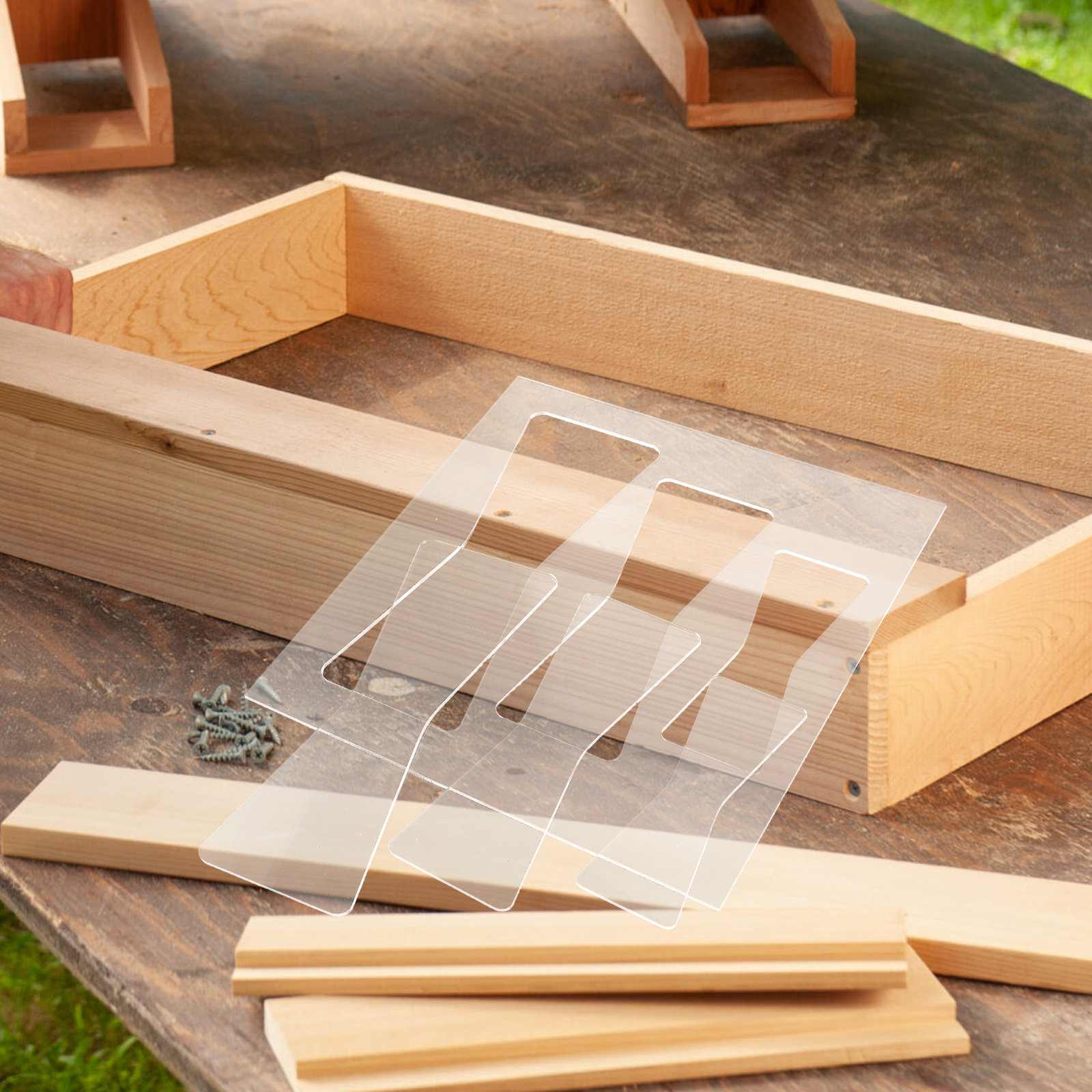 قطعتان من مجموعة قوالب النجارة - مراجعة Woodworking Router Templates وسعره