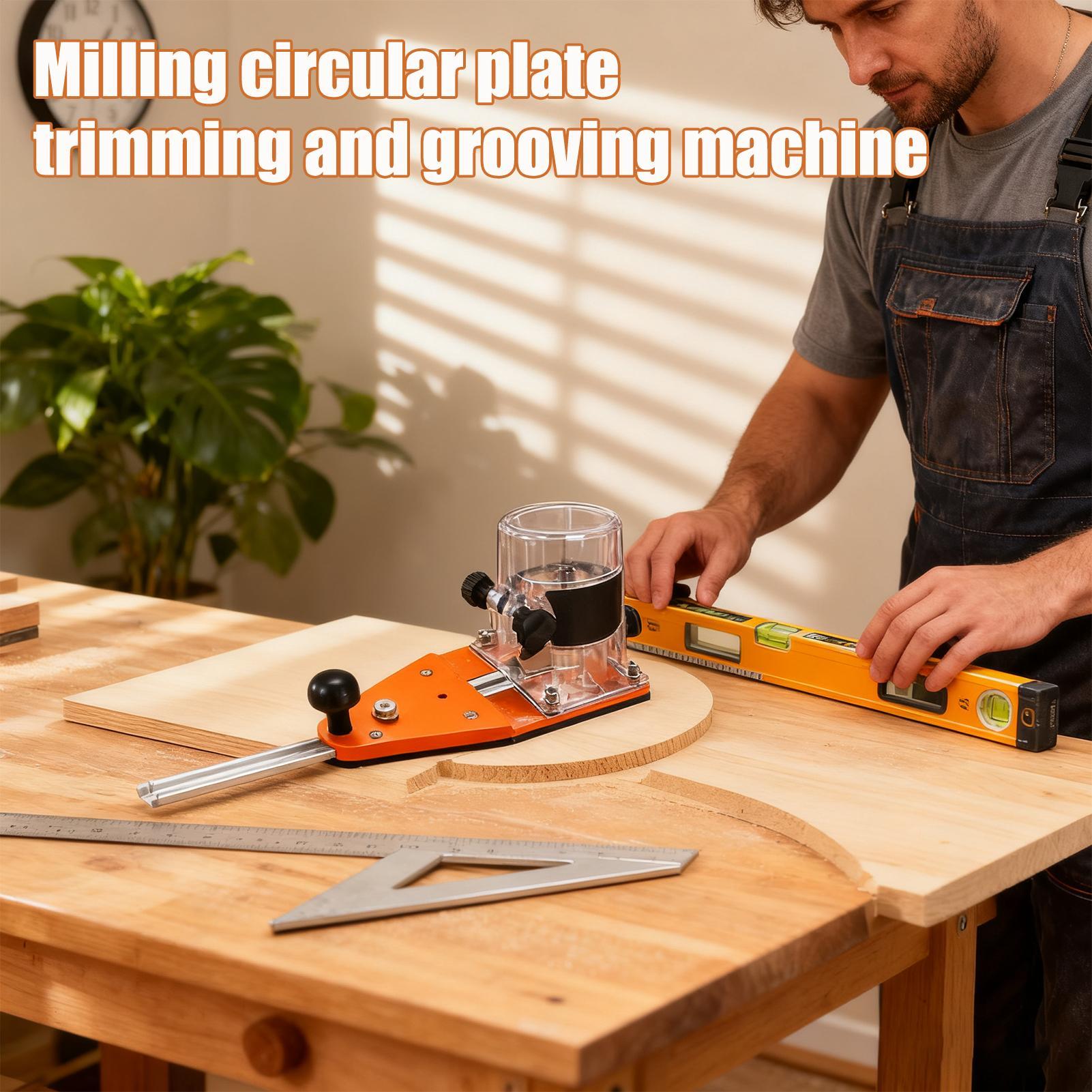 جهاز توجيه دائرة قطع الرقصة قا - مراجعة Woodworking Router Templates وسعره